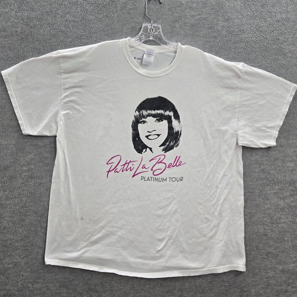 Patti LaBella Men Shirt 2XL White Celebrating‎ 70 Years Platinum Tour Tee READ